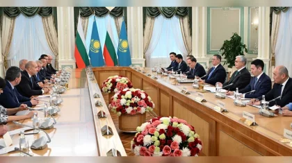 О чем говорили президенты Казахстана и Болгарии на переговорах в Акорде