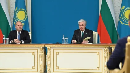 Президенты Казахстана и Болгарии договорились об увеличении объемов взаимной торговли