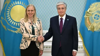 Токаев принял действующего председателя ОБСЕ Элину Валтонен