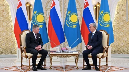 Касым-Жомарт Токаев и Роберт Фицо провели пеореговоры тет-а-тет