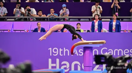 Казахстанка вышла в два финала чемпионата Азии по спортивной гимнастике