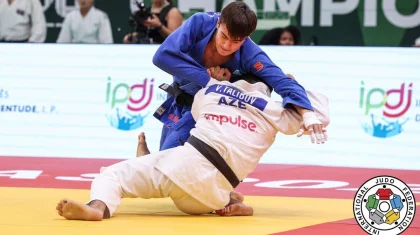 Казахстанец проиграл четырехкратному чемпиону мира на ЧМ по дзюдо