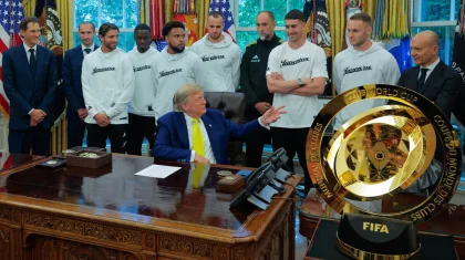 «Может ли женщина попасть в вашу команду?»: Трамп обескуражил футболистов «Ювентуса»