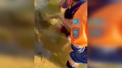 Мальчик прыгнул в реку и напоролся на арматуру в Талдыкоргане (ВИДЕО)