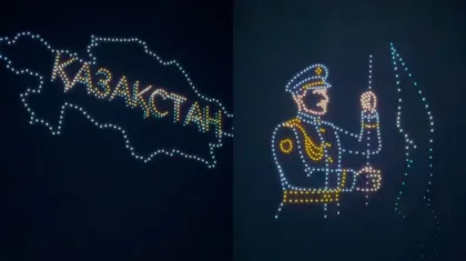 Зрелищное шоу с сотнями дронов прошло в Астане (ВИДЕО)