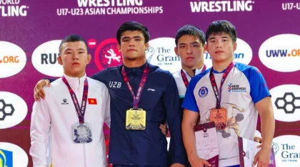 13 золотых медалей завоевали казахстанские борцы на чемпионате Азии