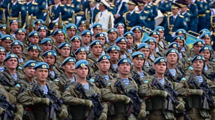 Десантно-штурмовые войска Казахстана отмечают 25-летие со дня основания