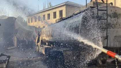 Водитель бензовоза получил 95% ожогов тела при взрыве на АЗС на юге Казахстана