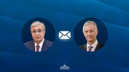 Президент Казахстана поздравил короля Бельгии с Национальным днем