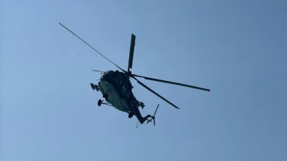 Военный вертолет пропал с радаров в Алматинской области