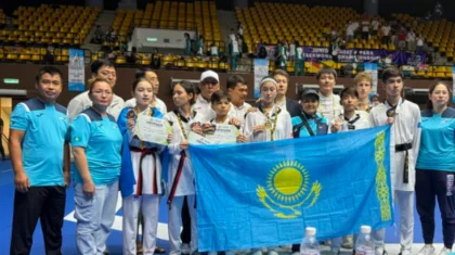 Казахстанцы взяли семь медалей в первый день чемпионата Азии по тхэквондо