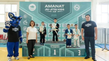 «AMANAT CUP»: в Алматинской области прошел международный детский турнир по джиу-джитсу