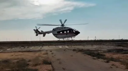 Авария на месторождении Каламкас: пострадавших доставили в больницу вертолетом