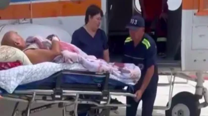 Тяжело больного пациента срочно эвакуировали на вертолете в Семей (ВИДЕО)