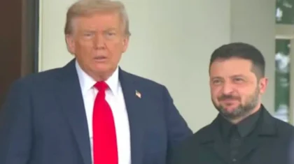 Зеленский встретился с Трампом в Белом доме (ВИДЕО)