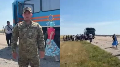 Спасатели МЧС эвакуировали 50 человек из автобуса (ВИДЕО)