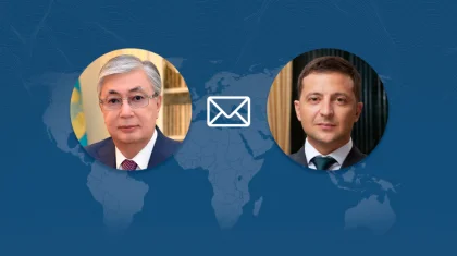 Токаев подравил президента Украины с Днем независимости
