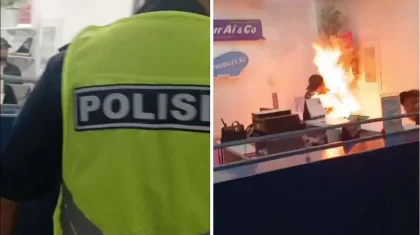 Самоподжог совершил мужчина в аэропорту Алматы (ВИДЕО)