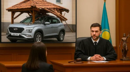 Сильный ветер повредил авто в Таразе: детский сад заплатит крупный ущерб