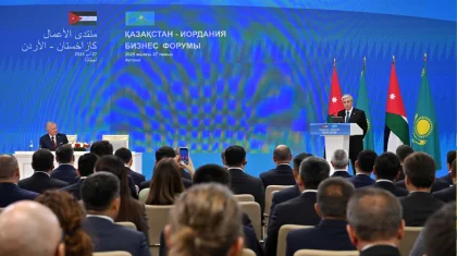 Токаев и Король Абдалла II приняли участие в бизнес-форуме в Астане