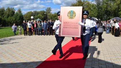 Праздничные мероприятия ко Дню Конституции прошли в районе Магжана Жумабаева СКО