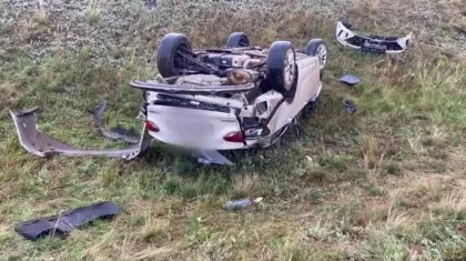 Chevrolet опрокинулся в кювет: двое погибли в жуткой аварии под Павлодаром