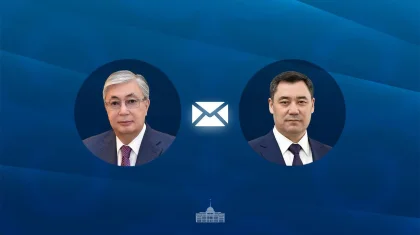 Токаев поздравил президента Кыргызстана с Днем независимости