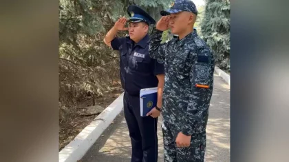 Cын погибшего офицера из Алматы пошел по стопам отца