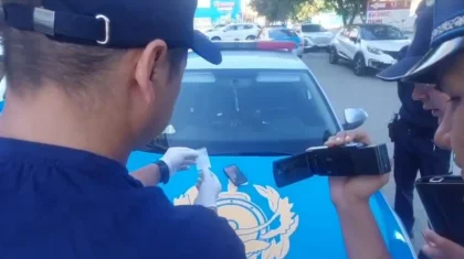 Ехал под кайфом: водителя Kia Rio с наркотиком задержали в Актобе (ВИДЕО)