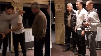 Шавкат Рахмонов удивил президента УЕФА неожиданным подарком (ВИДЕО)