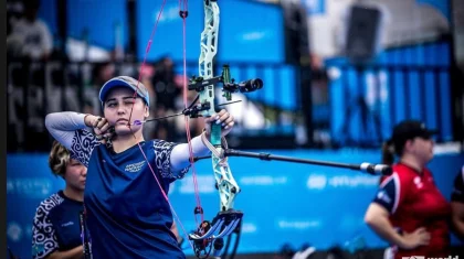Казахстанские лучники вошли в топ-10 на чемпионате мира