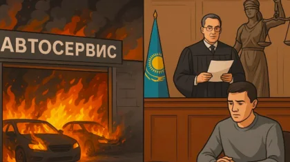 Казахстанец устроил пожар в СТО на 46 млн тенге и избежал тюрьмы