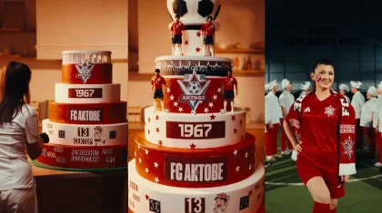 После скандала с «Кайратом» кондитер из Актобе приготовила торт для родной команды
