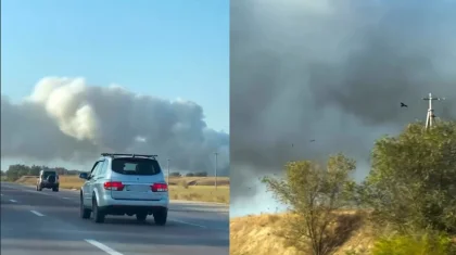 Огромный пожар на полигоне ТБО тушат огнеборцы МЧС в Алматинской области (ВИДЕО)