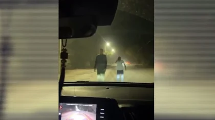 Дорожная провокация в Алматы: супруги сняли нападение в темном переулке (ВИДЕО)