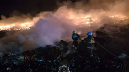 Пожар на полигоне в Алматинской области: МЧС не исключает поджог