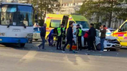 Семеро пострадали в ДТП с автобусом в Павлодаре, четверо из них дети
