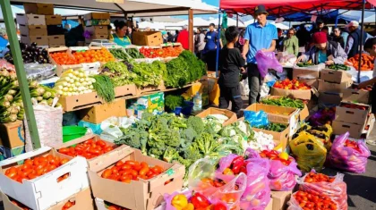Более 400 тонн сельхозпродукции привезли в Астану фермеры из регионов