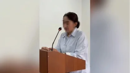 Прошел суд над казахстанкой, которая узнала о смерти отца за рулем (ВИДЕО)