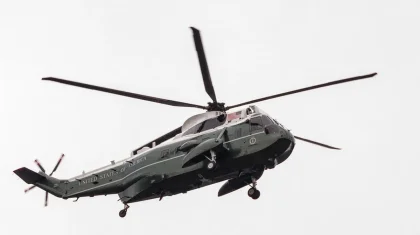 Вертолет Трампа атаковали лазером в Вашингтоне