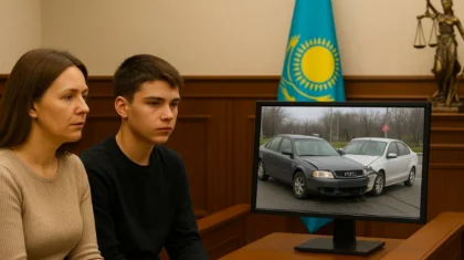 Подросток устроил аварию, но отделался минимальным штрафом в Таразе