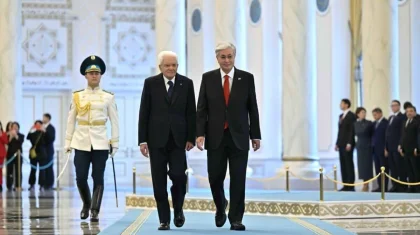 В Акорде состоялась встреча президентов Казахстана и Италии (ФОТО, ВИДЕО)