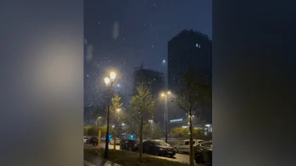 Первый снег выпал в Астане: горожане делятся кадрами в соцсетях (ВИДЕО)