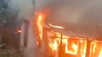 Мать и ребенок сгорели заживо: крупный пожар вспыхнул в Алматинской области (ВИДЕО)