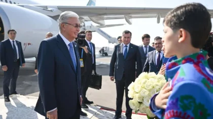 Президент Казахстана прилетел в Таджикистан (ФОТО, ВИДЕО)