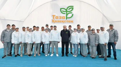 Президент Казахстана поблагодарил активистов Jasyl El за общественную работу