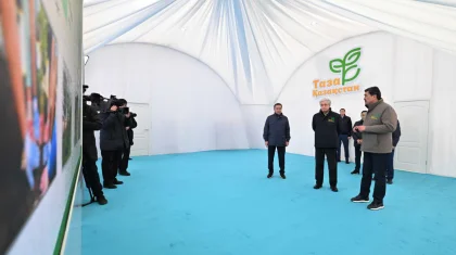 Президент Казахстана поручил ускорить строительство завода по переработке отходов (ВИДЕО)