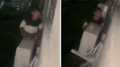 Влез по стене на третий этаж и пытался проникнуть в квартиру мужчина с ножом в Актау