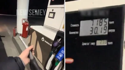 «Бензин не течет, а деньги списываются»: видео с заправки Qazaq Oil набрало популярность