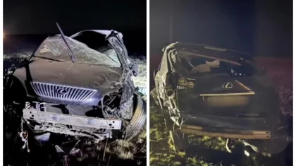 Смертельное ДТП в Павлодарской области: Lexus вылетел в кювет и перевернулся